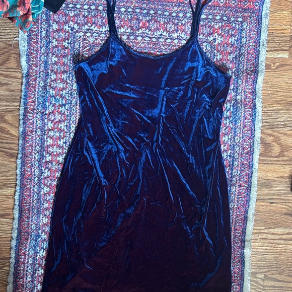 Gilligan & O'Malley Midnight Velvet Chemise (slip dress) - Picture 1 of 5